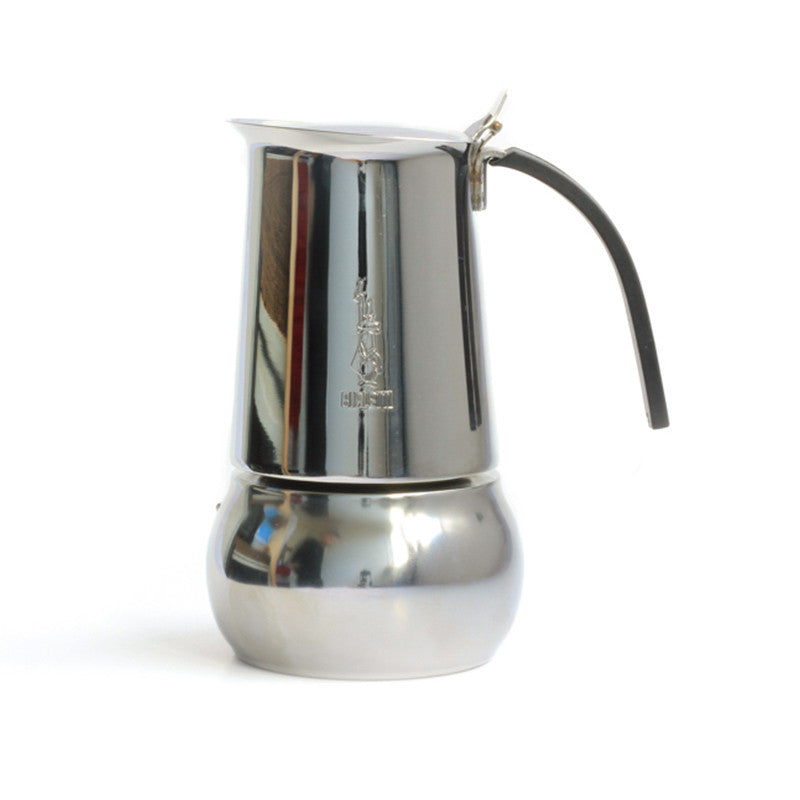 Bialetti Kitty Stainless Steel Stove Top Espresso Coffee Maker, 6 Cup 